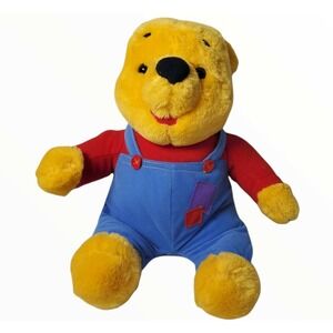 Winne Pooh Talking Plush Stuffed Animal vtg Mattel wiggle giggle 1997 Disney